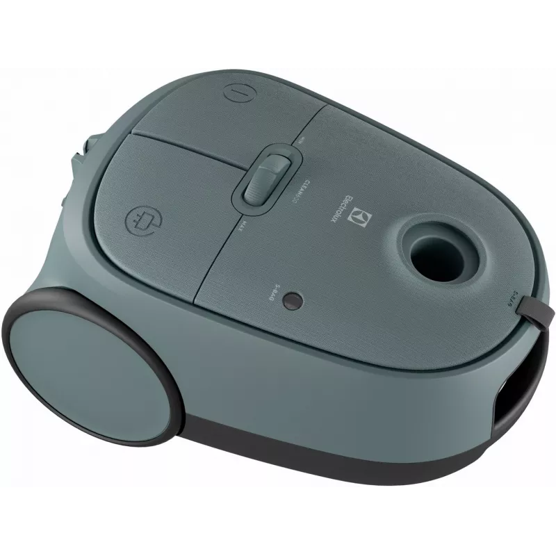 Mucas putekļsūcējs Electrolux EB61C1OG 850W 3,5L putekļu maiss, teleskopiska tērauda caurule, EPA12, 12 m darbības rādiuss