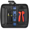 Qoltec Solar Tool Kit Saderīga ar MC4 Connectors | Crimping Tool + Stripping Pliers