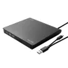SAVIO AK-59 Ārējais plānais CD/DVD ierakstītājs R/RW - USB-C/USB-A, melns