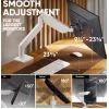 Monitora statīvs ONKRON G110-BG 1 displejam 15 kg, līdz 106,7 cm (42 collas), VESA 75x75–100x100, skava/caurlaide, melns/pelēks