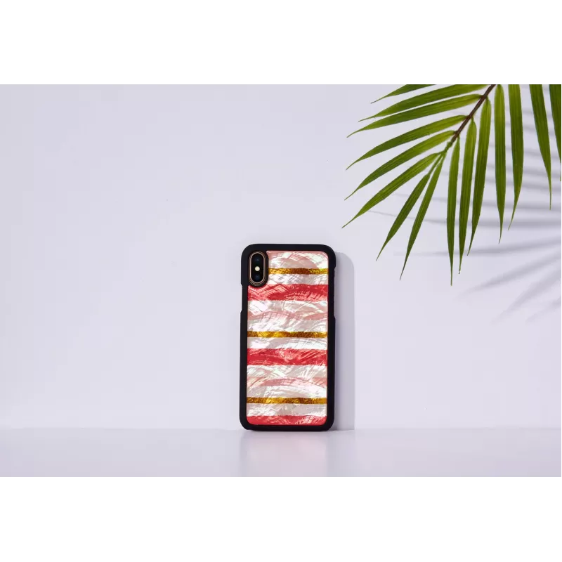 Viedtālruņa maciņš iKins iPhone XS / iPhone XS Max Short Cake Melns aizsargapvalks