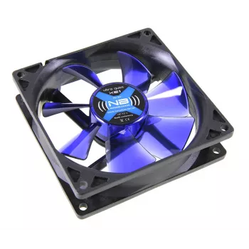 Computer Case Fan NoiseBlocker MelnsSilentFan XE1 92 mm, 1500 RPM, 17 dB, 50 m³/h, 4 V, Melns