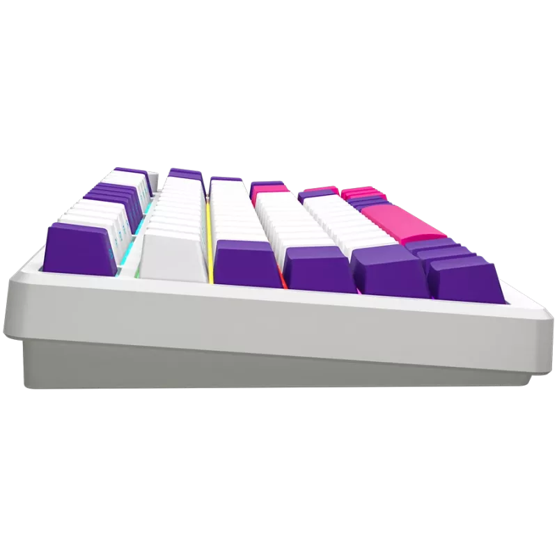LORGAR KBP7075W, bezvadu 75% mehāniskā spēļu tastatūra Pro, balta, EN izkārtojums