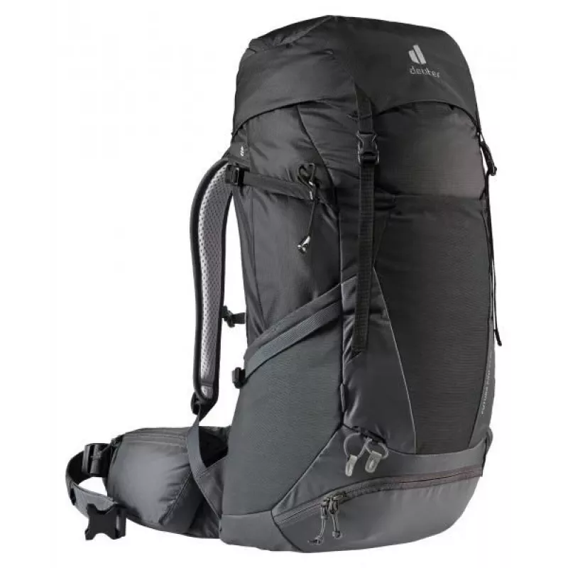 Mugursoma DEUTER Futura Pro 34 SL, sieviešu pārgājienu soma, 34 L, 1,56 kg, ventilācija, hidratācija 3 L, ķiveres stiprinājums, iekšējais tērauda rāmis