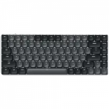 SATECHI SM1 plāna mehāniskā fona apgaismota Bluetooth tastatūra (tumša) - ASV angļu