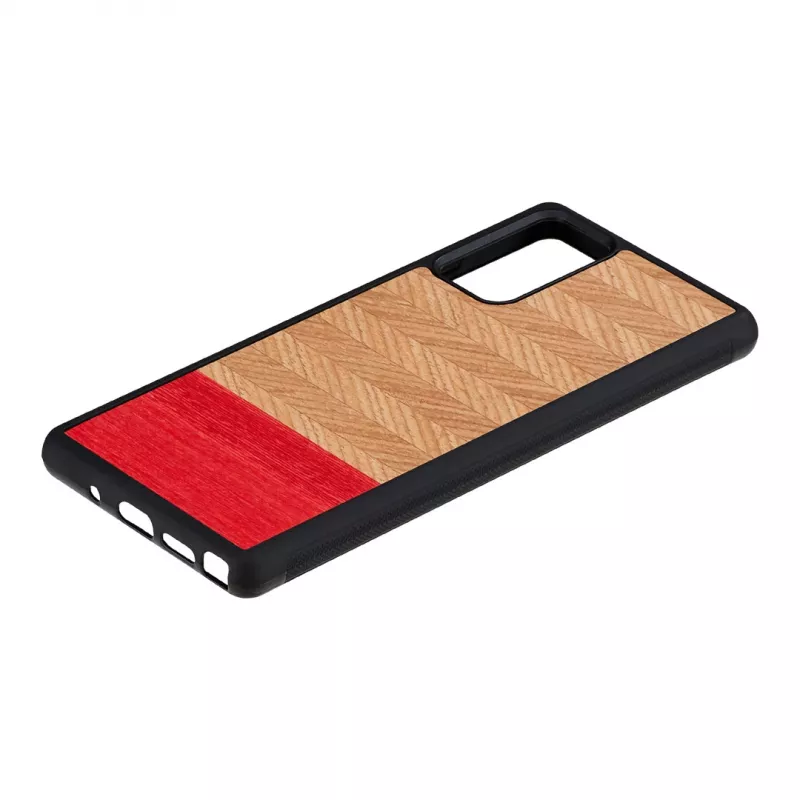 Telefona maciņš man and wood Galaxy Note 20 Herringbone Azalea Melns
