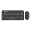 Logitech Pebble 2 Combo for Mac bezvadu tastatūra un pele QWERTZ vācu Graphite