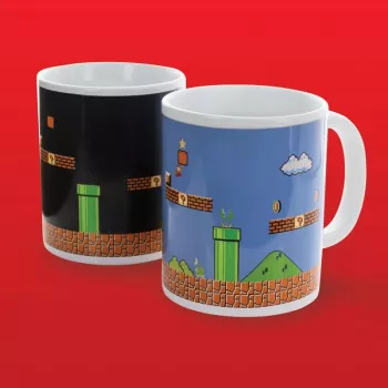 Paladone Super Mario Bros siltuma maiņas krūze