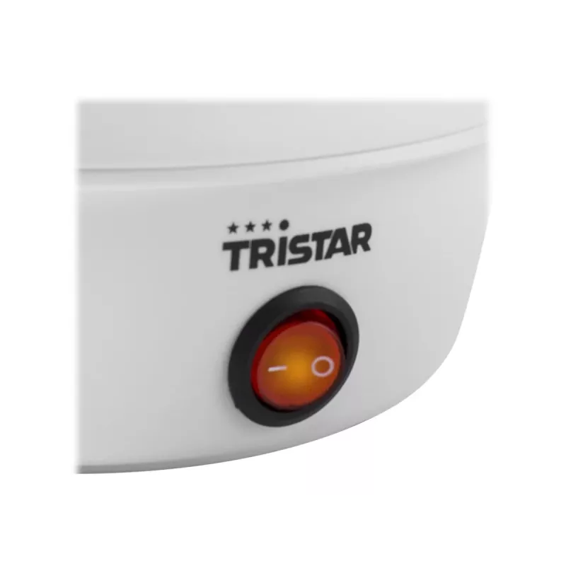 Olu vārāmais Tristar EK-3074 — ietilpība 7 olas, 350 W, caurspīdīgs/baltss