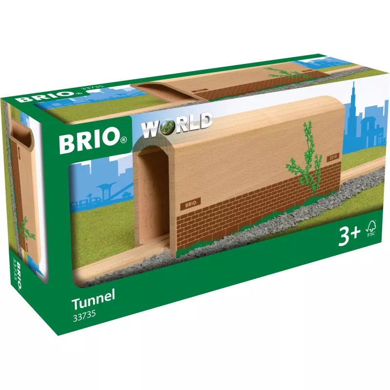 Tuneļa piederums modeļu dzelzceļam Ravensburger BRIO — 1 gabals, piemērots no 0,3 gadiem