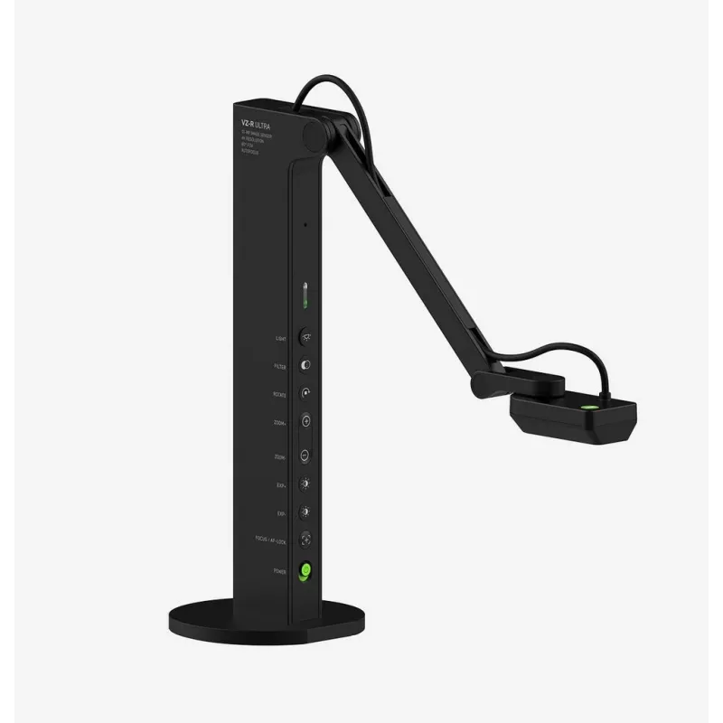 Dokumentu kamera IPEVO VZ‑R ULTRA (13 MP, 25.4 / 3.06 mm CMOS, USB‑C, HDMI, melna)
