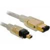 FireWire A/A kabelis DeLOCK 2,0 m pelēks