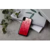 iKins viedtālruņa maciņš iPhone XR — rozā ezera un melnā divu toņu aizsargvāciņš