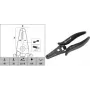 Vadu noņēmējs c.k tools T3895 ESD 0,8–2,6 mm vadiem