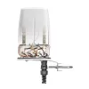 Daudzvirzienu tīkla antena QuWireless QuSpot AX12S PoE/LAN, daudzjoslu 0.694–6 GHz, maks. pastiprinājums 3 dBi, balta