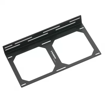 Barrow 240 mm radiatora stiprinājums - melns