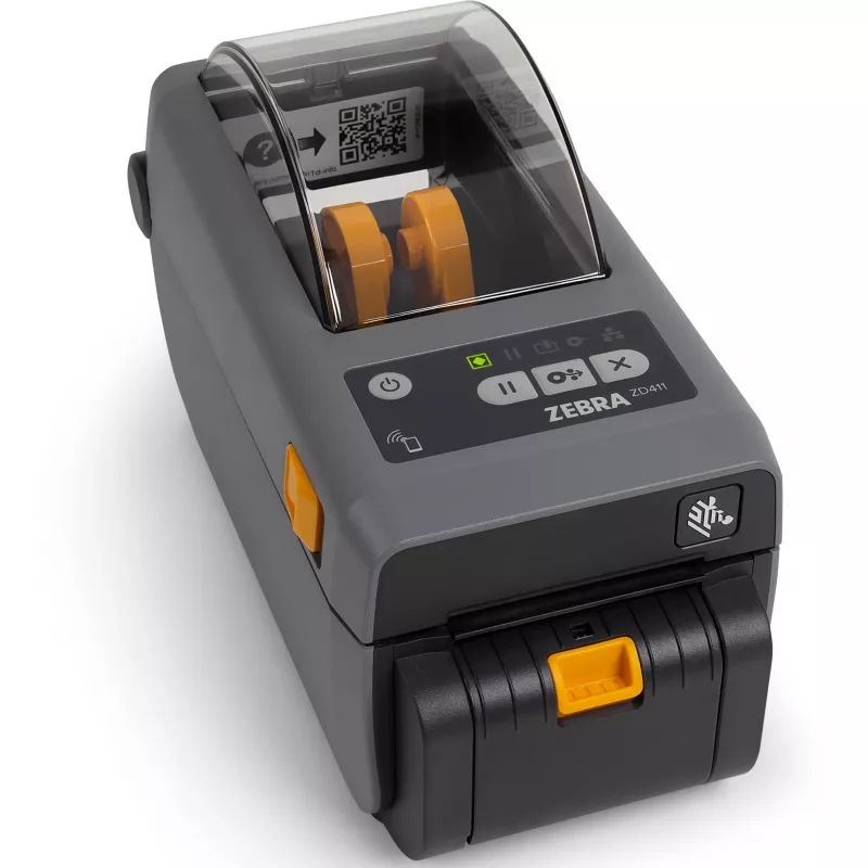 Zebra ZD411 etiķešu printeris Tiešā termiskā 203 x 203 DPI 152 mm/s Vadu un bezvadu Ethernet LAN Bluetooth