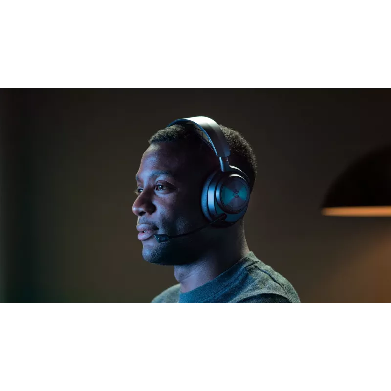 Steelseries Arctis Nova Pro Wireless Headset galvas lente Spēļu Bluetooth Melns