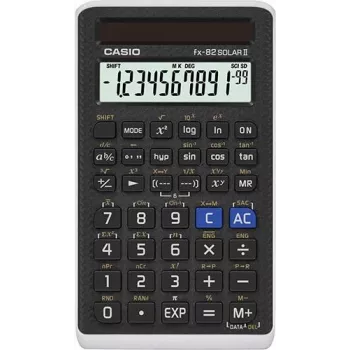 Casio fx-82SOLAR II - Zinātniskais kalkulators - 10 cipari plus 2 eksponenti - saules panelis (FX-82SOLARII)