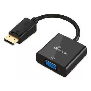MediaRange HDMI uz DVI-I video pārveidotājs 20 cm melns 3840x2160@60 kadri/s