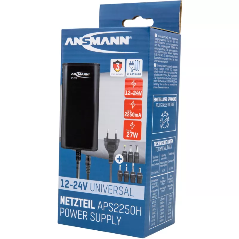 strāvas adapteris Ansmann APS 2250H