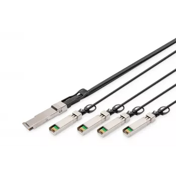 Tiešās pieslēguma kabelis Digitus DN-81325 40G QSFP+ uz 4xSFP+ 5m