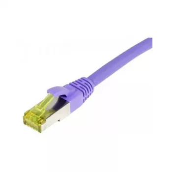 komutācijas kabelis RJ45, CAT6A 500Mhz, 0,5m, ceriņkrāsas, S-STP(S/FTP), TPE/LSZH(Ultraflex), AWG26, ar Cat.7 neapstrādātu vadu, Synergy 21 (S217762)