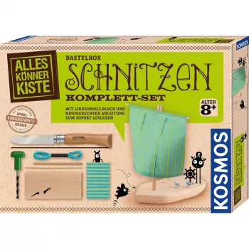 Kosmos Schnitzen Komplett-Set, eksperimentu komplekts, 8 gadi, daudzkrāsains