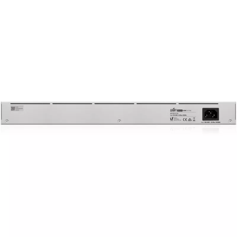 Ubiquiti Networks UniFi USW-24 pārvaldāms L2 Gigabitu Ethernet (10/100/1000) bez PoE, stiprināms statīvā