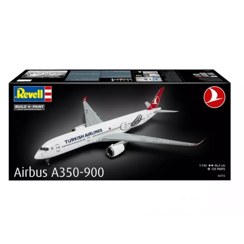 Plastmasas lidmašīnas modelis REVELL Airbus A350-900 Turkish Air 1/144 mērogā