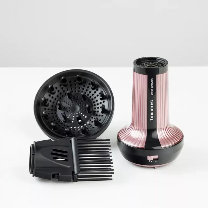 Matu žāvētājs Taurus Fēns 900400000 — 2200 W, 3 ātrumi, 3 temperatūras, difuzors un koncentrators, melns