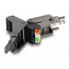 Tīkla kabelis DeLOCK RJ45 spraudnis Cat.8.1 STP bez instrumentiem Melns