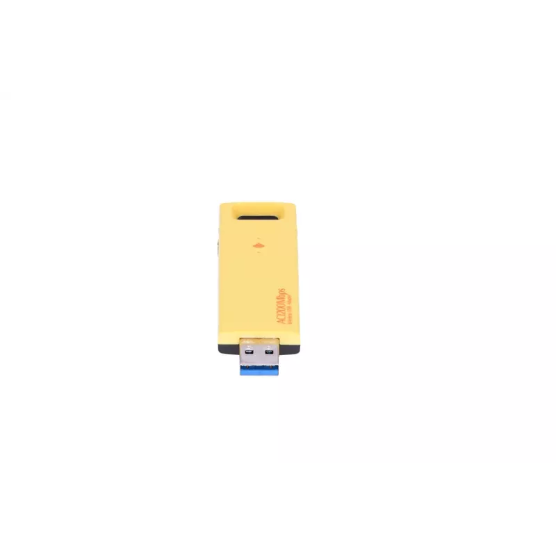 Bezvadu USB adapteris Extralink U1200AC AC1200 Dual Band, dzeltens plastmasas