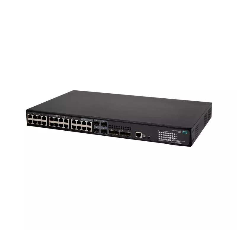 HPE - FlexNetwork 5140 24G PoE+ 4SFP+ EI - Slēdzis - L3 - Viedais - 24 x 10/100/1000 (PoE+) + 4 x Combo 10/100/1000Base-T (PoE+) / 100/1000Base-X SFP + 4 x 10 Gigabit Ethernet / 1 Gig