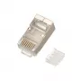Extralink CAT6 FTP RJ45 savienotājs 8P8C vīrišķais/sievišķais caurspīdīgs