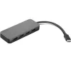 Lenovo GX90X21431 klēpjdatora dokstacija/portu replikators USB 3.2 Gen 2 (3.1 Gen 2) Type-C melns