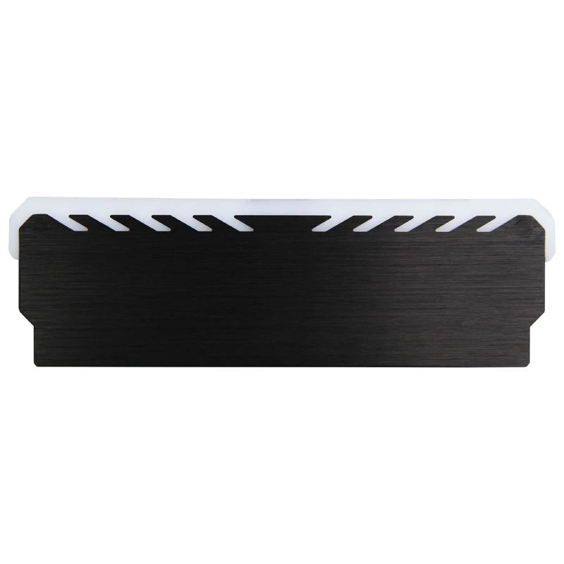 RAM dzesētājs Jonsbo NC-1 RGB Melns — aktīvs atmiņas radiators ar RGB apgaismojumu, zema profila dizains