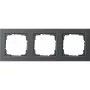 Sienas plāksne GIRA 0213 23 antracīta, bezskrūvju dizains, 80,8×223,4×9,3 mm