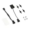 SilverStone SST-FQ122 120 mm korpusa ventilators — balts