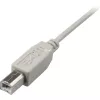 USB 2.0 kabelis, USB-A spraudnis > USB-B spraudnis (pelēks, 0,5 metri)