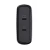 TRUST Maxo 100W 2-portu USB-C GaN lādētājs — 100 W, 2× USB-C, maks. 20 V, 2 m kabelis, melns