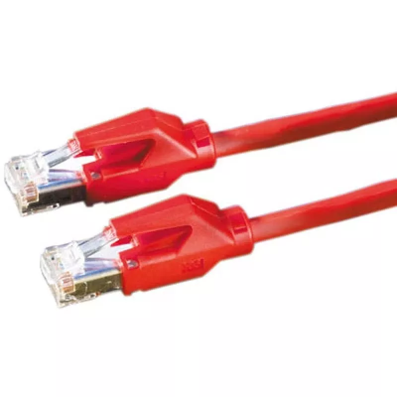 DRAKA komutācijas kabelis Cat.6 Class E S/FTP UC900 TM21 LSOH Sarkans 3 m