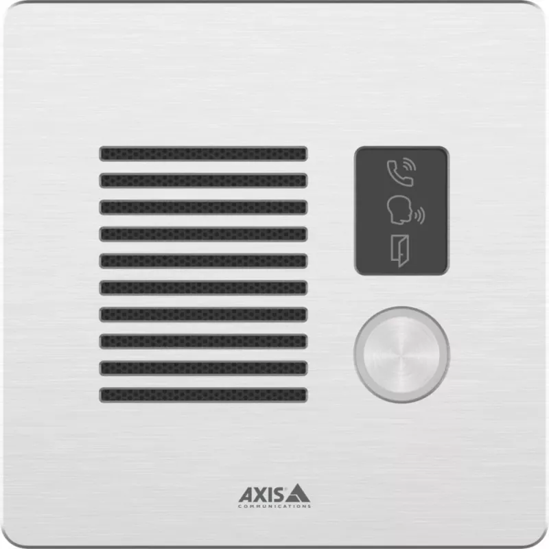 AXIS I7010-VE nerūsējošā tērauda bezvadu domofona stacija, IP66/IP69, 92 dB