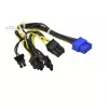 Supermicro - CBL-PWEX-1017 GPU Power Cable - interne Stromversorgung, 8-polig zu 8-poliger PCIe Power (6+2) 20 cm