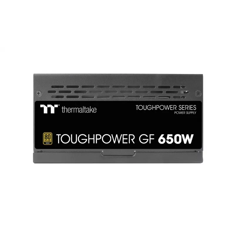 Barošanas bloks THERMALTAKE Toughpower ATX 650W Gold, 80 PLUS Gold, 650 W, ATX, 90 mm ventilators, 20+4 kontakti, 1x PCIe (6+2), 3x SATA, 2x Molex