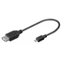 USB A mātīte uz Micro USB tēviņa kabelis SBOX 0,1 m
