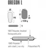 Oregon L 41125, kempinga paklājiņš citronella/pelēks