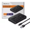 Qoltec 52274 M.2 SSD diskdziņu dokstacija | NVMe | SATA | USB-C | DUAL 2 x 2TB