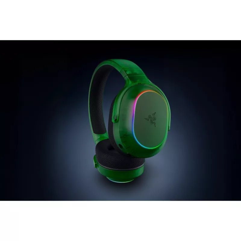 Razer Barracuda X Chroma bezvadu austiņas, galvas saite, spēlēm, Bluetooth, zaļa