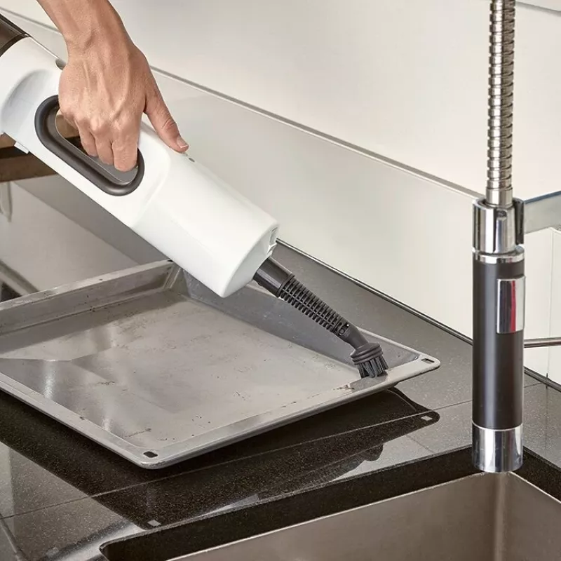 Pārnēsājamais tvaika tīrītājs Severin SC 7142 0.4 L 1500 W Antracīts Balts